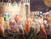 UCCELLO, Paolo Stoning of St Stephen oil painting on canvas